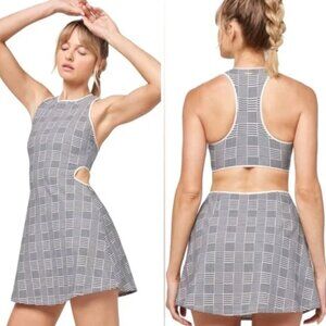 NWT L*SPACE Match Dress Active Dress with Shelf Bra Cutout Back Small